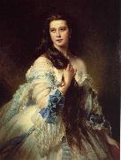 Franz Xaver Winterhalter Madame Barbe de Rimsky-Korsakov oil painting